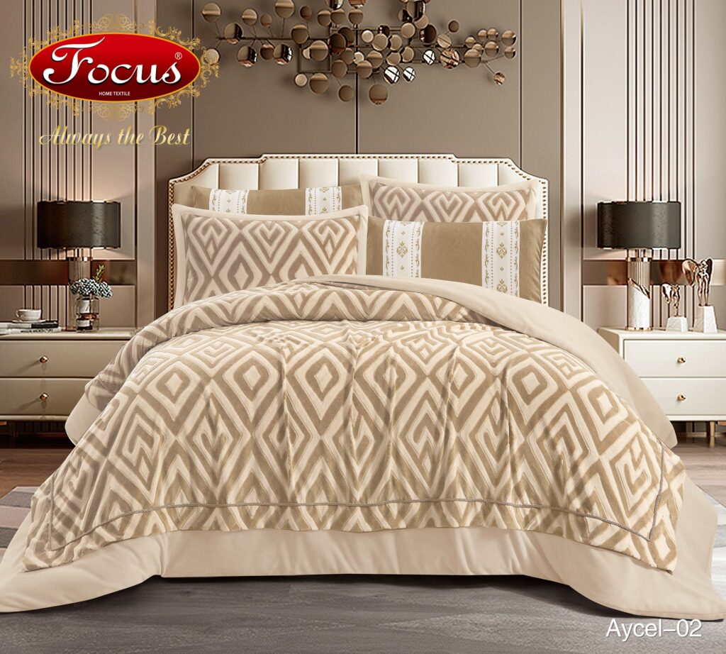 COMFORTER FOCUS AYCEL KING 6PCS SET